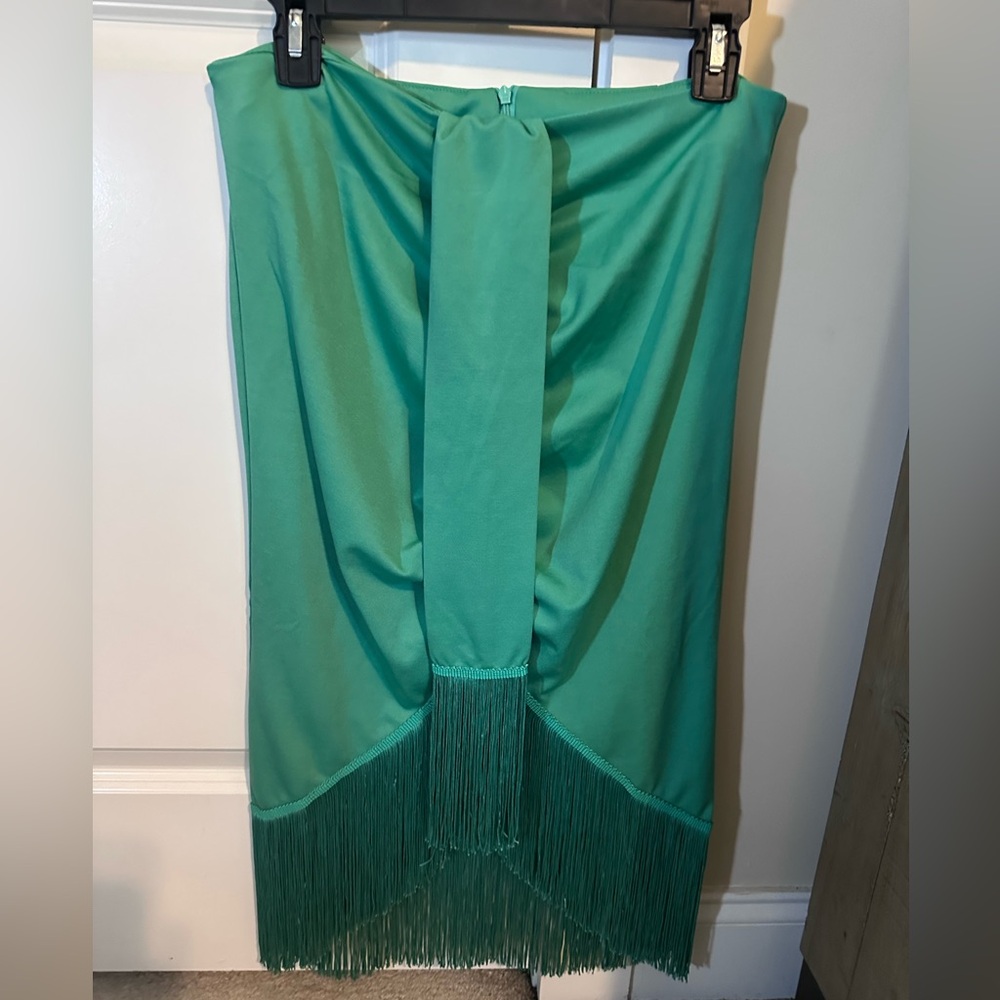 Fringe Midi Skirt